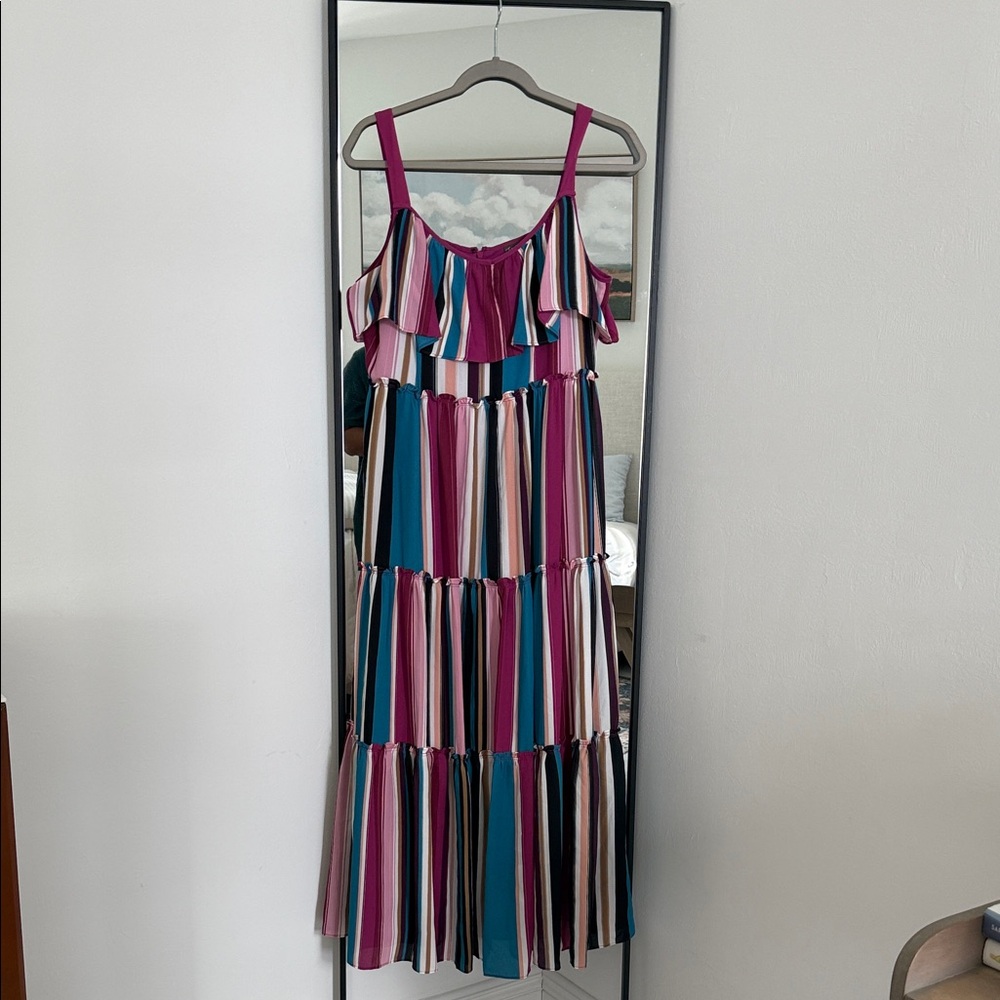 Taylor Multicolor Striped Dress